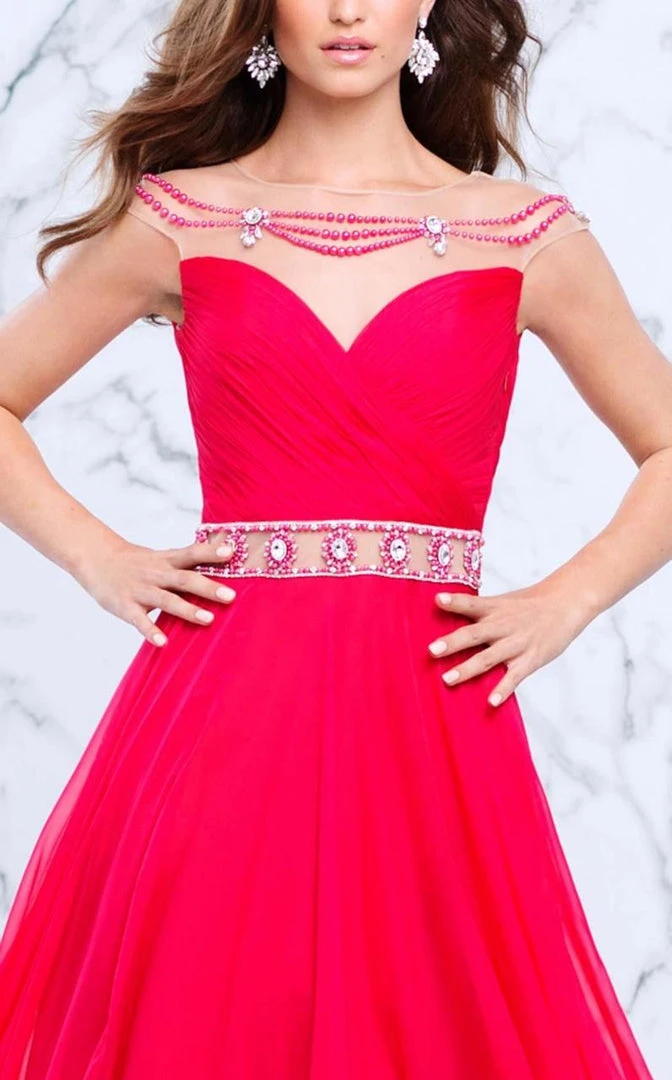 Tarik Ediz - Bejeweled A-line Gown 50091 Formal Gowns 6 Tarik Ediz - Bejeweled A-line Gown 50091 Formal Gowns