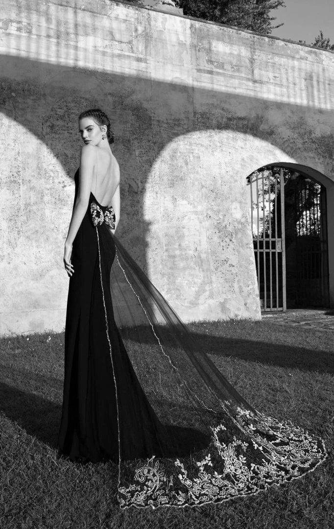 Tarik Ediz - Bejeweled Bow Gown 92560 5 Tarik Ediz - Bejeweled Bow Gown 92560