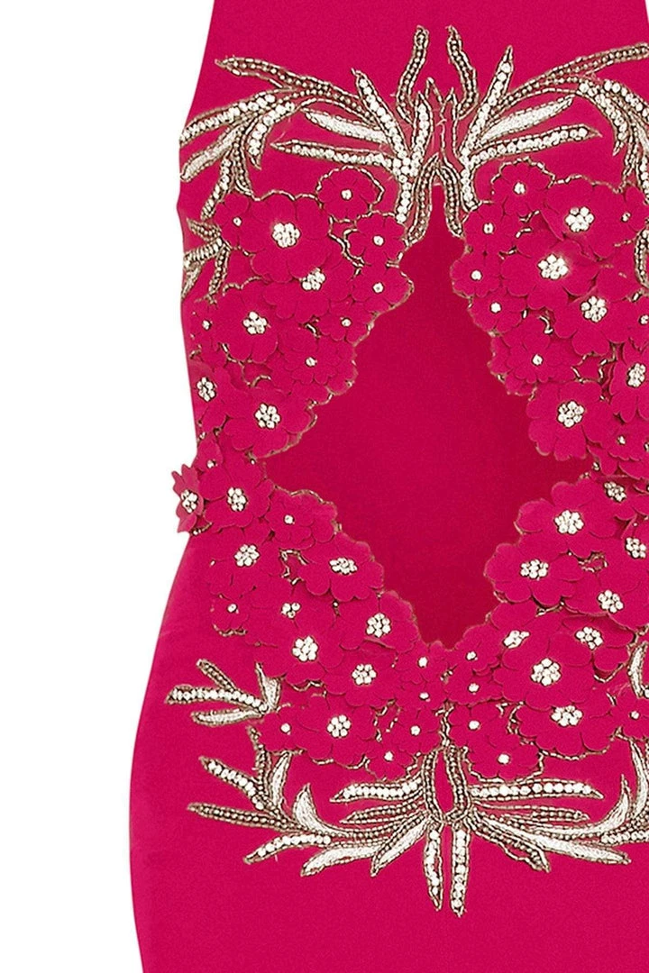 Tarik Ediz - Embellished Cutout Down 92561 8 Tarik Ediz - Embellished Cutout Down 92561