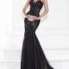 Tarik Ediz - Embroidered Trumpet Gown 92598