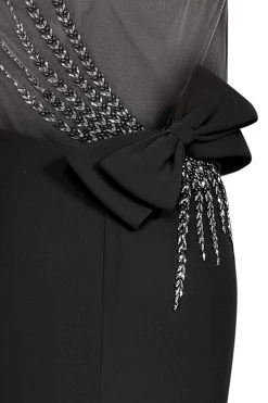 Formal Gowns Tarik Ediz - Illusion Embellished Open Back Long Gown 50083 15 Formal Gowns Tarik Ediz - Illusion Embellished Open Back Long Gown 50083