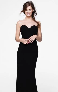 Tarik Ediz - Illusion Sweetheart Sheath Gown 50003 9 Tarik Ediz - Illusion Sweetheart Sheath Gown 50003