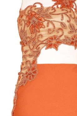 Tarik Ediz - One Shoulder Illusion Beaded Gown 92541 Formal Gowns 30 Tarik Ediz - One Shoulder Illusion Beaded Gown 92541 Formal Gowns