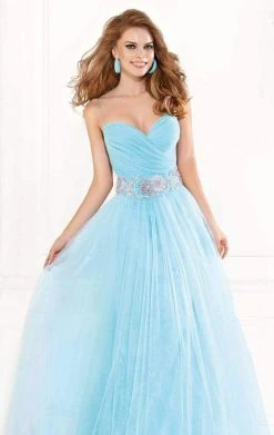 Tarik Ediz - Ornate Ruched Gown 92336 Formal Gowns 10 Tarik Ediz - Ornate Ruched Gown 92336 Formal Gowns