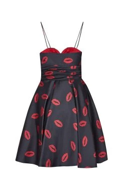 Tarik Ediz - Print Sweetheart Dress 50109 Cocktail Dresses