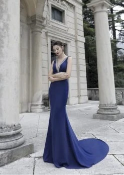 Tarik Ediz - Sleeveless Long Gown 92837 Formal Gowns