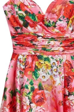 Cocktail Dresses Tarik Ediz - Strapless Cocktail Dress 50093