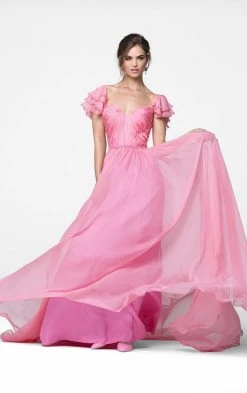 Tarik Ediz - Sweetheart Neck A-Line Gown 50016 Formal Gowns