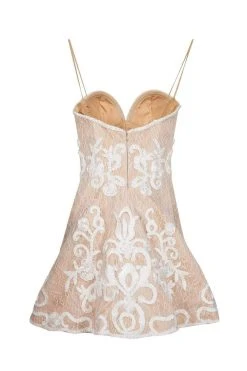 Tarik Ediz - Sweetheart Neck A-Line Short Dress 90449 Cocktail Dresses