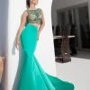 Tarik Ediz - Two-Piece Bateau Neck Gown 92643 Formal Gowns 2 Tarik Ediz - Two-Piece Bateau Neck Gown 92643 Formal Gowns
