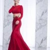 Formal Gowns Tarik Ediz - Two Piece Long Dress 50035