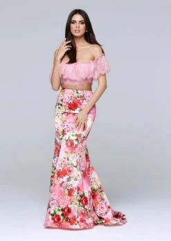 Tarik Ediz - Two-Piece Long Dress 50090 Formal Gowns