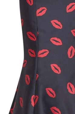 Formal Gowns Tarik Ediz - Two-Piece Print Off-The-Shoulder Neck Dress 50112