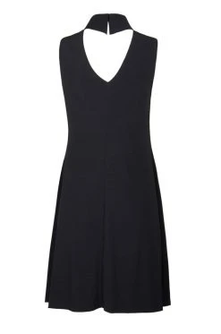 Taylor - 9256M Turtle Neck Cutout Back A-Line Dress Cocktail Dresses