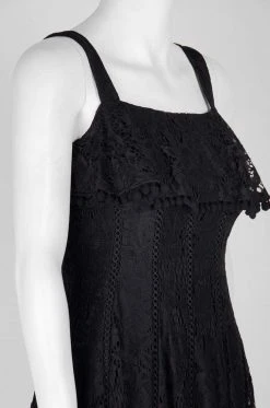 Taylor - 9737M Ruffled Panel Lace A-Line Dress Cocktail Dresses 11 Taylor - 9737M Ruffled Panel Lace A-Line Dress Cocktail Dresses