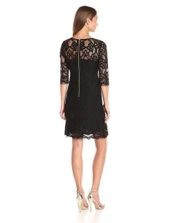 Homecoming Dresses Taylor - Quarter Length Sleeve Lace Dress 8568MJ