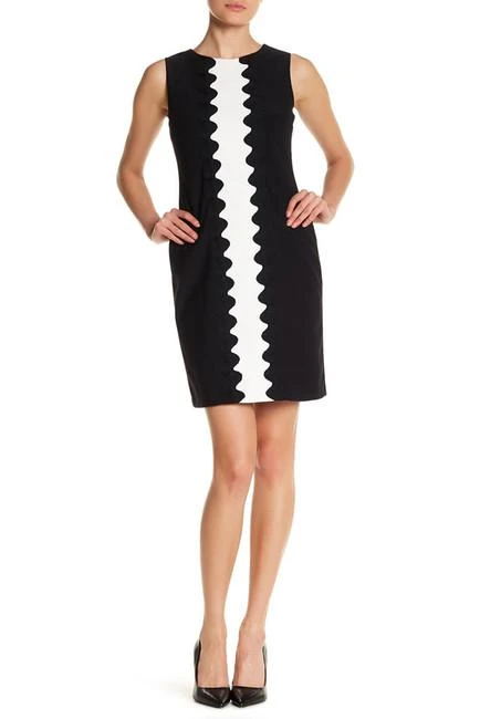 Taylor - Two Tone Jewel Neck Sheath Dress 8682M Cocktail Dresses 3 Taylor - Two Tone Jewel Neck Sheath Dress 8682M Cocktail Dresses