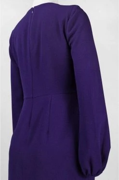 Taylor - V Neck Long Sleeve Shift Dress 5803M