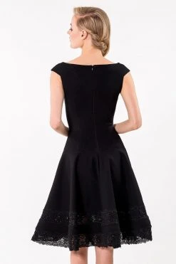 Terani Couture - 1521C0042A Lace Bateau A-line Dress