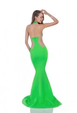 Terani Couture - 1611P0214A Cutout Detailed Mermaid Gown