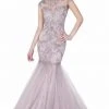 Terani Couture - 1622GL1992 Embellished High Neck Mermaid Gown Formal Gowns