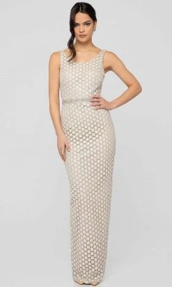 Terani Couture - 1911E9087 Lace Gown With Quarter Sleeve Jacket Formal Gowns