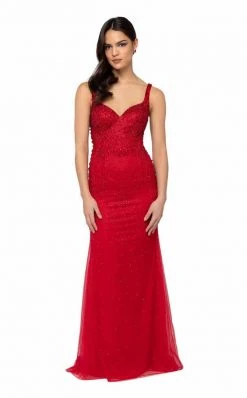 Terani Couture - 1912P8438 Beaded Sweetheart A-Line Dress