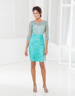 Terani Couture - C3666 Bejeweled Illusion Bateau Sheath Dress Cocktail Dresses 5 Terani Couture - C3666 Bejeweled Illusion Bateau Sheath Dress Cocktail Dresses