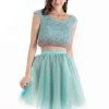 Terani Couture - Charming Beaded Two-piece Scoop Neck Short A-line Dress 1521H0100A 1 Terani Couture - Charming Beaded Two-piece Scoop Neck Short A-line Dress 1521H0100A