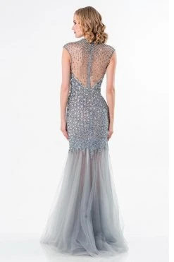 Terani Couture - Crystal-Encrusted Gown 1521GL0753B Formal Gowns