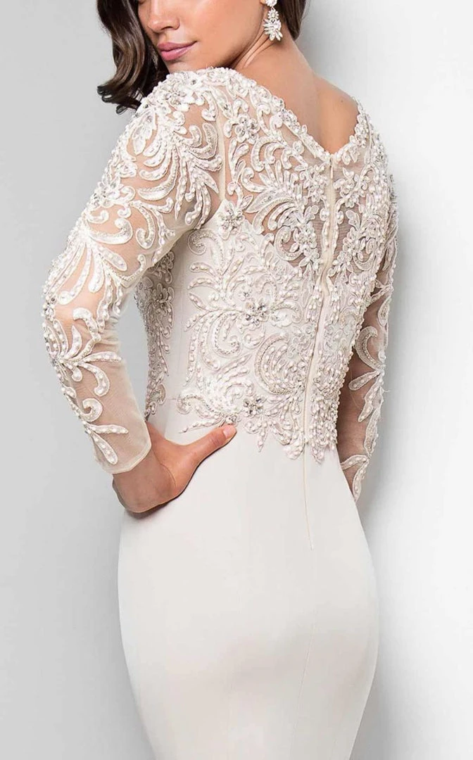 Formal Gowns Terani Couture - Dazzling Beaded Illusion Neck Polyester Mermaid Dress 1712M3434 6 Formal Gowns Terani Couture - Dazzling Beaded Illusion Neck Polyester Mermaid Dress 1712M3434