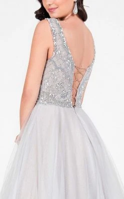 Formal Gowns Terani Couture - Embelished Sleeveless With Back Corset Prom Gown 1711P2832 9 Formal Gowns Terani Couture - Embelished Sleeveless With Back Corset Prom Gown 1711P2832