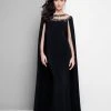 Formal Gowns Terani Couture - Embellished Jersey Mermaid Gown 1713M3488