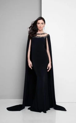 Formal Gowns Terani Couture - Embellished Jersey Mermaid Gown 1713M3488