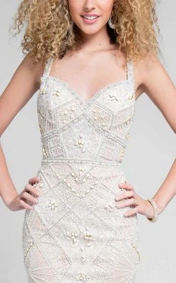 Cocktail Dresses Terani Couture - Embroidered Sweetheart Short Sheath Dress 1711P2112 9 Cocktail Dresses Terani Couture - Embroidered Sweetheart Short Sheath Dress 1711P2112