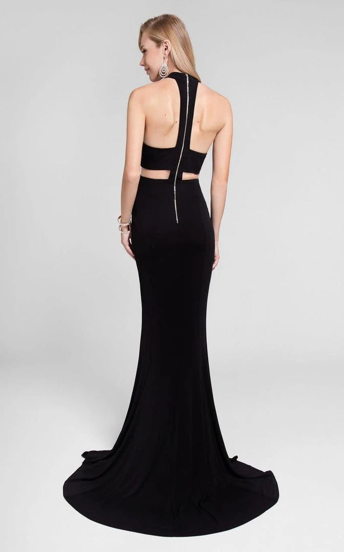 Terani Couture - Fashion-forward Choker Neck Stretch Jersey Mermaid Dress 1712P2518 5 Terani Couture - Fashion-forward Choker Neck Stretch Jersey Mermaid Dress 1712P2518