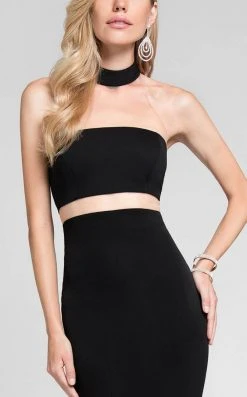 Terani Couture - Fashion-forward Choker Neck Stretch Jersey Mermaid Dress 1712P2518 11 Terani Couture - Fashion-forward Choker Neck Stretch Jersey Mermaid Dress 1712P2518