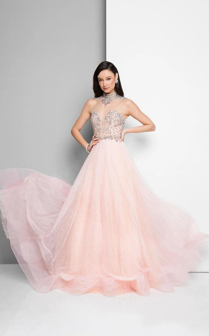 Terani Couture - Intricately Beaded Sweetheart Illusion Gown 1711P283 8 Terani Couture - Intricately Beaded Sweetheart Illusion Gown 1711P283