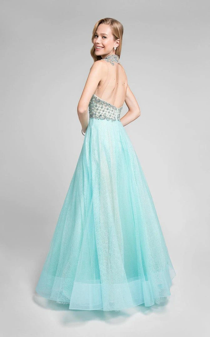 Terani Couture - Intricately Beaded Sweetheart Illusion Gown 1711P283 4 Terani Couture - Intricately Beaded Sweetheart Illusion Gown 1711P283