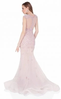 Formal Gowns Terani Couture - Lavishly Beaded Jewel Neck Mermaid Gown 1622GL1982 5 Formal Gowns Terani Couture - Lavishly Beaded Jewel Neck Mermaid Gown 1622GL1982