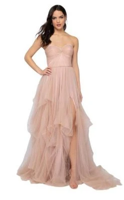 Terani Couture - Ruched Sweetheart Ruffled Dress 1912P8273 Formal Gowns