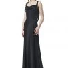 Theia - 882855 Square Neck Sleeveless Cowl Back Gown