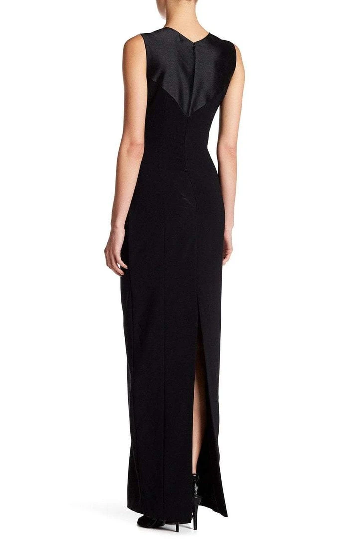 Formal Gowns Theia - 883039 Embellished Front Crepe Gown 4 Formal Gowns Theia - 883039 Embellished Front Crepe Gown