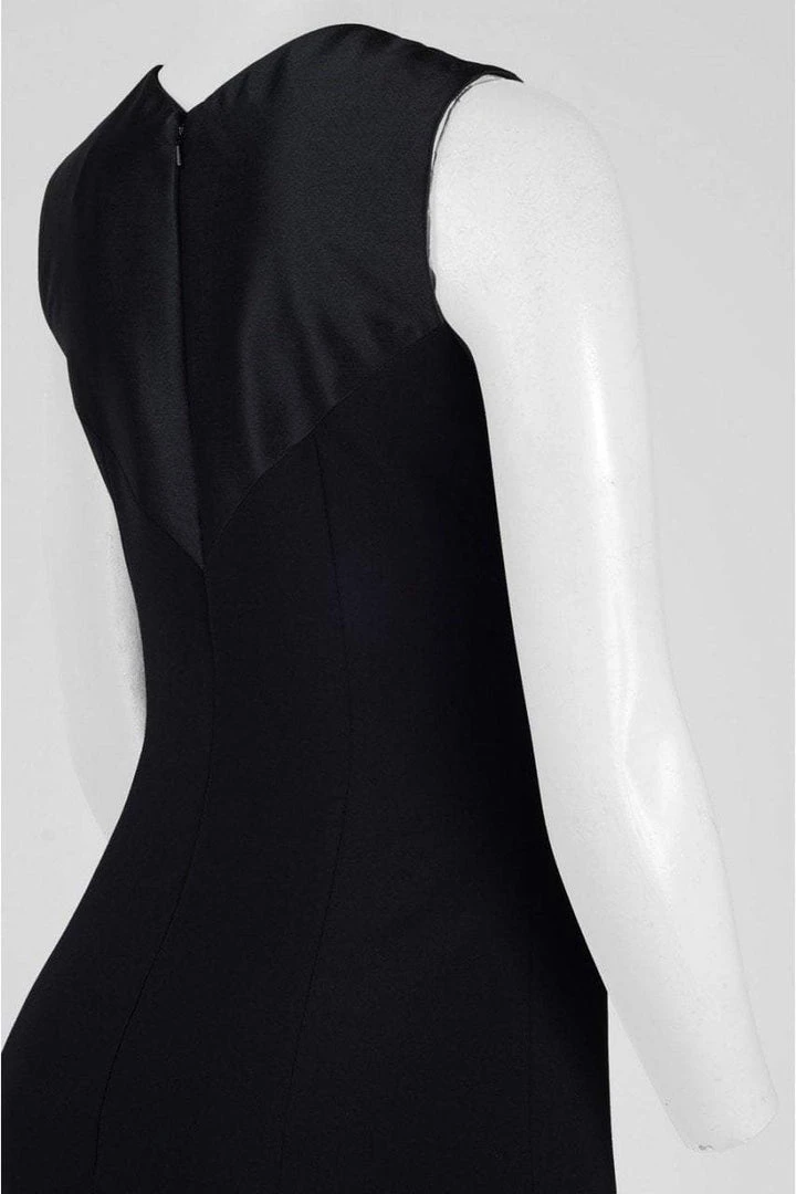 Formal Gowns Theia - 883039 Embellished Front Crepe Gown 5 Formal Gowns Theia - 883039 Embellished Front Crepe Gown