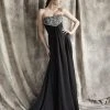 Formal Gowns Theia - Strapless Sequined Long Gown 881301