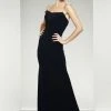 Theia - Strapless Straight Across Neck Dress 880918 Formal Gowns