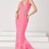 Tiffany Designs - 16198 Glamorous Beaded V-Neck Jersey Dress Formal Gowns