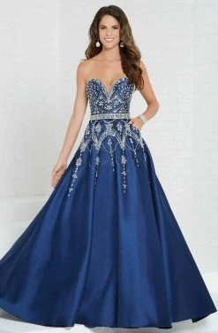 Formal Gowns Tiffany Designs - 16266 Plunging Sweetheart Jeweled Mikado Ballgown 8 Formal Gowns Tiffany Designs - 16266 Plunging Sweetheart Jeweled Mikado Ballgown