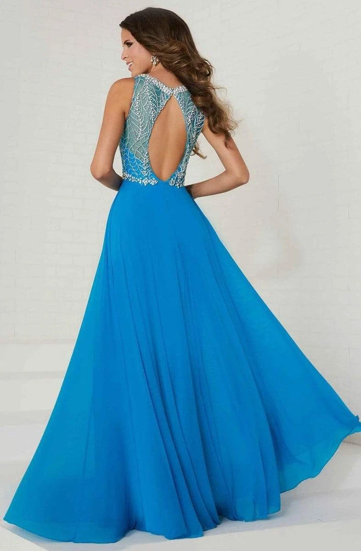 Tiffany Designs - 16275 Sleeveless Crystal Foliage A-Line Gown Formal Gowns 5 Tiffany Designs - 16275 Sleeveless Crystal Foliage A-Line Gown Formal Gowns