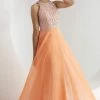 Tiffany Designs - 46055 Luminous Jewel A-Line Chiffon Long Evening Gown 2 Tiffany Designs - 46055 Luminous Jewel A-Line Chiffon Long Evening Gown